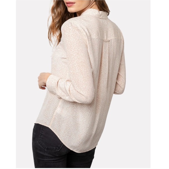 Rails Long Sleeve Silk Blouse - Picture 2 of 11